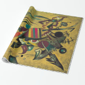 Kandinsky Modern Abstract Kunstwerk Cadeaupapier (Uitgerold)