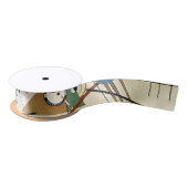 Kandinsky Modern Abstract Kunstwerk Satijnen Lint (Spoel)