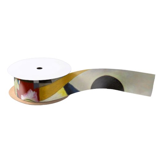 Kandinsky Modern Abstract Kunstwerk Satijnen Lint (Spoel)