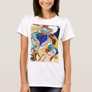 Kandinsky modern abstract schilderkunst kunst koni t-shirt