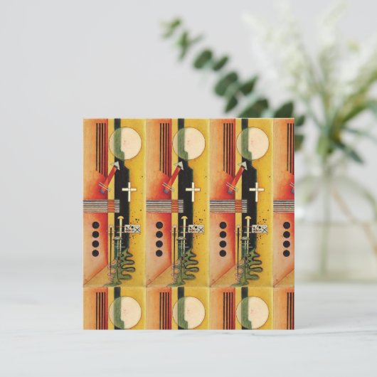 Kandinsky Modern Abstract schilderwerk (Staand voorkant)