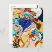 Kandinsky Modern Abstract schilderwerk Briefkaart (Voorkant / Achterkant)