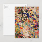 Kandinsky Modern Abstract schilderwerk Briefkaart (Voorkant / Achterkant)