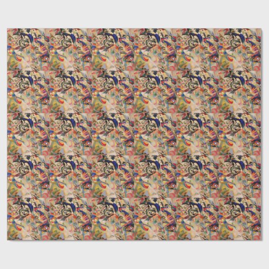 Kandinsky Modern Abstract schilderwerk Cadeaupapier (Vlak)