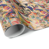 Kandinsky Modern Abstract schilderwerk Cadeaupapier (Rol Hoek)