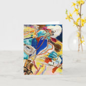 Kandinsky Modern Abstract schilderwerk Kaart (Gele Bloem)