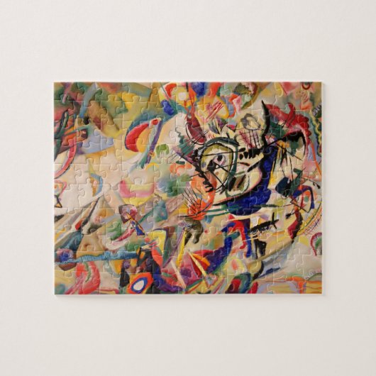 Kandinsky Modern Abstract schilderwerk Legpuzzel (Horizontaal)