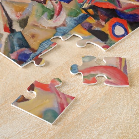 Kandinsky Modern Abstract schilderwerk Legpuzzel (Zijkant)