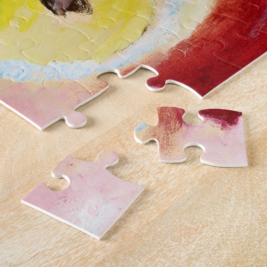 Kandinsky Modern Abstract schilderwerk Legpuzzel (Zijkant)