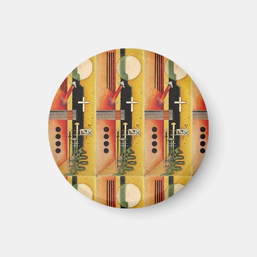 Kandinsky Modern Abstract schilderwerk Magneet (Voorkant)