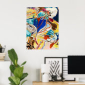 Kandinsky Modern Abstract schilderwerk Poster (Thuiskantoor)