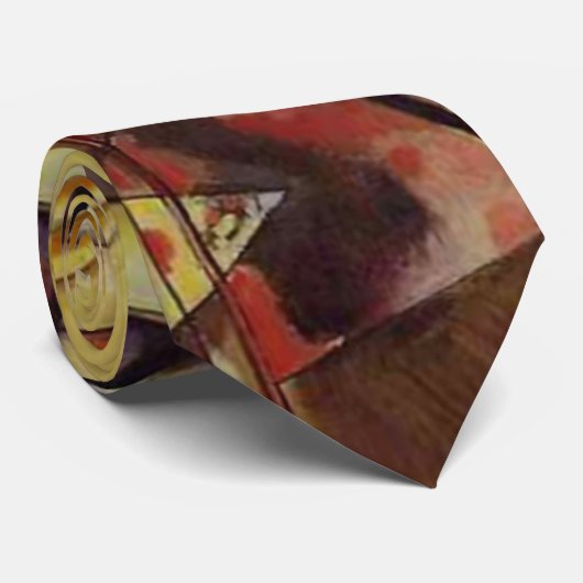 Kandinsky Modern Abstract schilderwerk Stropdas (Opgerold)
