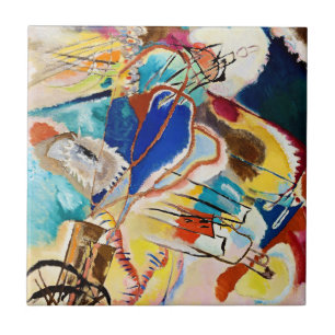 Kandinsky Modern Abstract schilderwerk Tegeltje