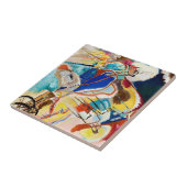 Kandinsky Modern Abstract schilderwerk Tegeltje (Zijkant)