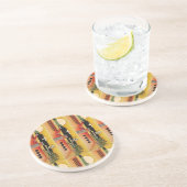 Kandinsky Modern Abstract schilderwerk Zandsteen Onderzetter (Zijkant)