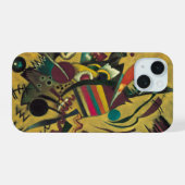 Kandinsky moderne abstracte expressionistische kun iPhone 15 case (Achterkant horizontaal)