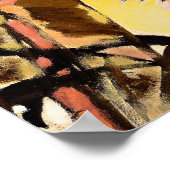 Kandinsky moderne abstracte schilderkunst poster (Hoek)