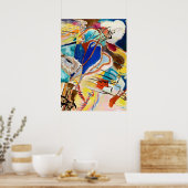 Kandinsky moderne abstracte schilderkunst poster (Keuken)