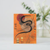 Kandinsky - Mood Line, kleurrijke abstracte kunst, Briefkaart (Staand voorkant)