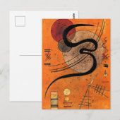 Kandinsky - Mood Line, kleurrijke abstracte kunst, Briefkaart (Voorkant / Achterkant)