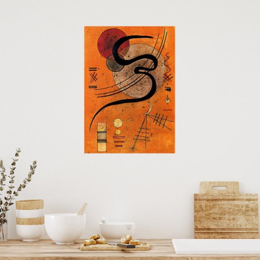 Kandinsky - Mood Line Poster (Keuken)