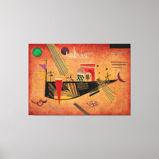 KANDINSKY - MOODY - LAUNISCH (Wispelturig) - 1930 Canvas Afdruk (Voorkant)