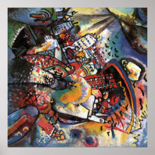 Kandinsky Moskou I Abstracte schilderkunst Poster