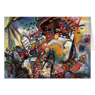 Kandinsky Moskou I Cityscape Abstract schilderen