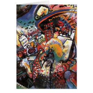 Kandinsky Moskou I Cityscape Abstract schilderen