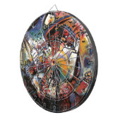 Kandinsky Moskou I Cityscape Abstract schilderen Dartbord (Voorkant Rechts)