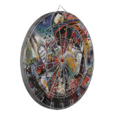 Kandinsky Moskou I Cityscape Abstract schilderen Dartbord (Voorkant Links)