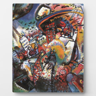Kandinsky Moskou I Cityscape Abstract schilderen Fotoplaat