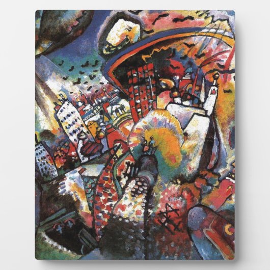 Kandinsky Moskou I Cityscape Abstract schilderen Fotoplaat (Voorkant)