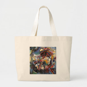Kandinsky Moskou I Cityscape Abstract schilderen Grote Tote Bag