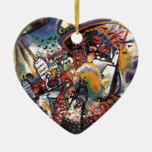 Kandinsky Moskou I Cityscape Abstract schilderen Keramisch Ornament