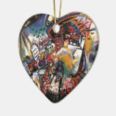 Kandinsky Moskou I Cityscape Abstract schilderen Keramisch Ornament (Links)