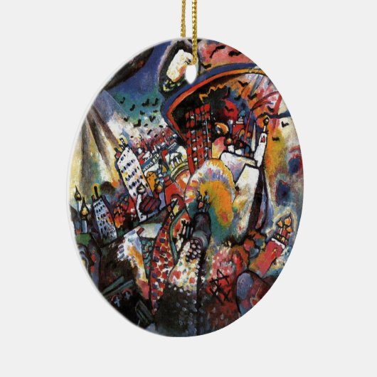 Kandinsky Moskou I Cityscape Abstract schilderen Keramisch Ornament (Rechts)