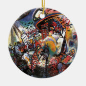 Kandinsky Moskou I Cityscape Abstract schilderen Keramisch Ornament (Voorkant)