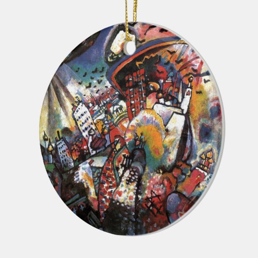 Kandinsky Moskou I Cityscape Abstract schilderen Keramisch Ornament (Links)