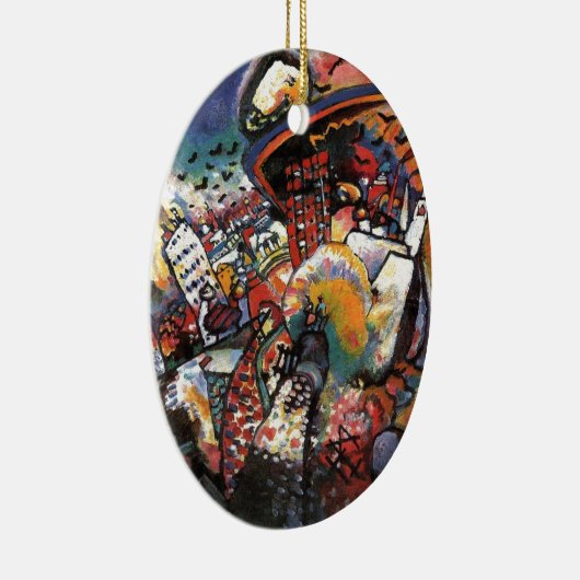 Kandinsky Moskou I Cityscape Abstract schilderen Keramisch Ornament (Rechts)