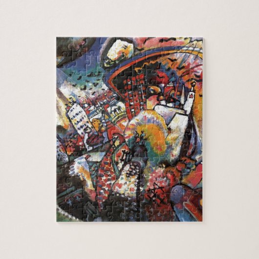 Kandinsky Moskou I Cityscape Abstract schilderen Legpuzzel (Verticaal)
