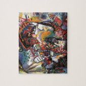 Kandinsky Moskou I Cityscape Abstract schilderen Legpuzzel (Verticaal)