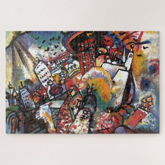 Kandinsky Moskou I Cityscape Abstract schilderen Legpuzzel (Horizontaal)