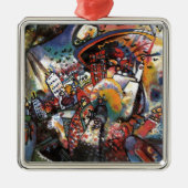 Kandinsky Moskou I Cityscape Abstract schilderen Metalen Ornament (Voorkant)