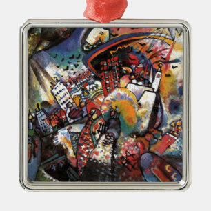 Kandinsky Moskou I Cityscape Abstract schilderen Metalen Ornament