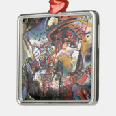 Kandinsky Moskou I Cityscape Abstract schilderen Metalen Ornament (Links)