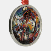 Kandinsky Moskou I Cityscape Abstract schilderen Metalen Ornament (Rechts)