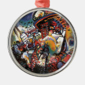 Kandinsky Moskou I Cityscape Abstract schilderen Metalen Ornament (Voorkant)