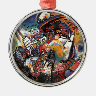 Kandinsky Moskou I Cityscape Abstract schilderen Metalen Ornament