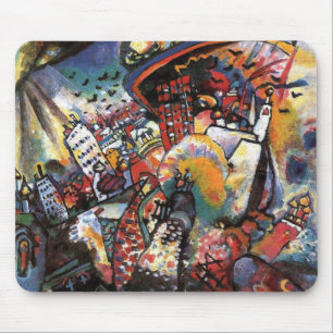 Kandinsky Moskou I Cityscape Abstract schilderen Muismat